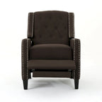 Roomfitters Classic Fabric Push Back Chair, Elegant Recliner for Living Room, Bedroom