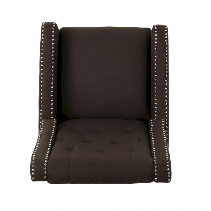 Roomfitters Classic Fabric Push Back Chair, Elegant Recliner for Living Room, Bedroom