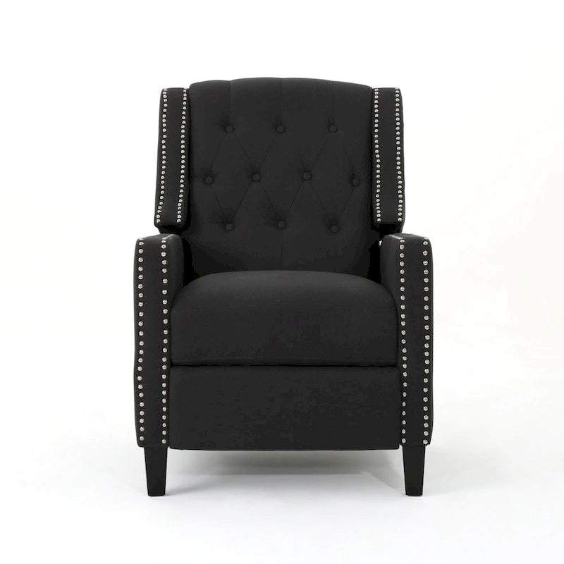 Roomfitters Classic Fabric Push Back Chair, Elegant Recliner for Living Room, Bedroom