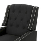 Roomfitters Classic Fabric Push Back Chair, Elegant Recliner for Living Room, Bedroom