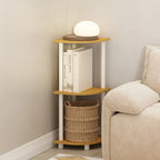 Furinno Turn-N-Tube 3-Tier Multipurpose Corner Shelf, Display Shelf