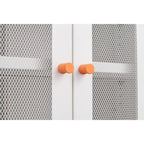 5.9H Foot Double-Sided Door Shoe Cabinet With Movable Double-Layer Partitions And Hollow Base Moisture-Proof And Seismic Design