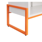 5.9H Foot Double-Sided Door Shoe Cabinet With Movable Double-Layer Partitions And Hollow Base Moisture-Proof And Seismic Design