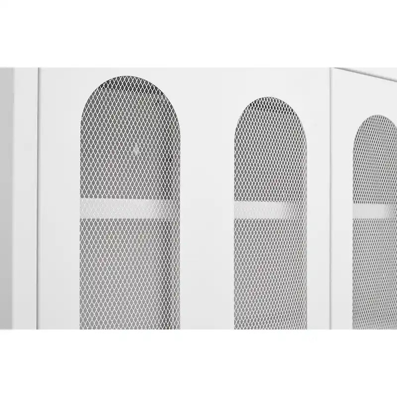5.9H Foot Double-Sided Door Shoe Cabinet With Movable Double-Layer Partitions And Hollow Base Moisture-Proof And Seismic Design