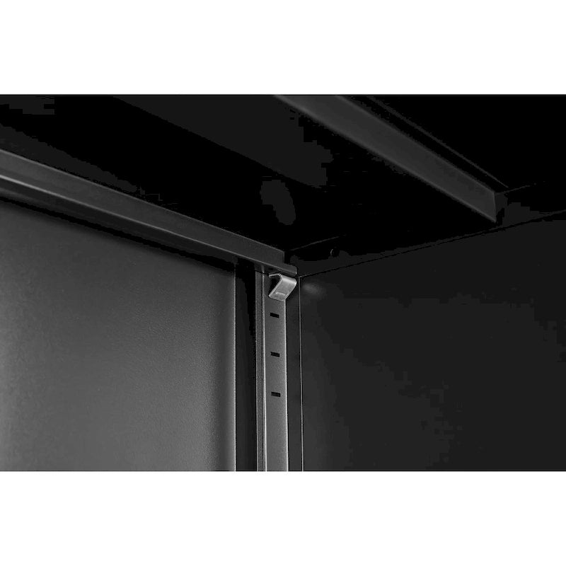 5.9H Foot Double-Sided Door Shoe Cabinet With Movable Double-Layer Partitions And Hollow Base Moisture-Proof And Seismic Design