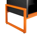 5.9H Foot Double-Sided Door Shoe Cabinet With Movable Double-Layer Partitions And Hollow Base Moisture-Proof And Seismic Design