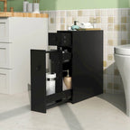 Costway Bathroom Floor Cabinet Toilet Narrow Storage Organizer with - See Details