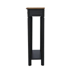 Marnie Two-tone 1-drawer Solid Wood Console Accent Table with Shelf by East at Main