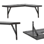 Wood Floating Shelves Set of XX, Wall Mounted Shelves for Bathroom Bedroom Living Room, and Kitchen Wall Decor 16*11.4in