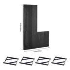 Wood Floating Shelves Set of XX, Wall Mounted Shelves for Bathroom Bedroom Living Room, and Kitchen Wall Decor 16*11.4in