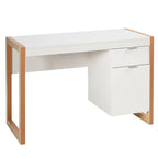 Costway Computer Desk with Storage Cabinet Pull-out Drawer Stable