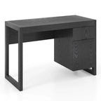 Costway Computer Desk with Storage Cabinet Pull-out Drawer Stable