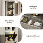 63 H Tall Bathroom Cabinet Storage, Narrow Storage Cabinet