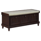 Shoe Bench with Lift Top Cushion Seat & Hidden Space, Entryway Shoe Storage Bench with 3 Drawers, Bedroom End of Bed Bench