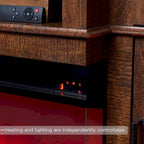 Fireplace TV Stand for 80 Inch TV, Entertainment Center,Media Console