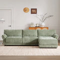 110 Modular Sectional Sofa, L-Shape Sofa with USB and Type-C Charger