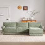 110 Modular Sectional Sofa, L-Shape Sofa with USB and Type-C Charger