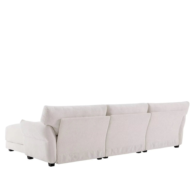 110 Modular Sectional Sofa, L-Shape Sofa with USB and Type-C Charger