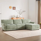 110 Modular Sectional Sofa, L-Shape Sofa with USB and Type-C Charger