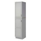 Sunny Wood Riley 36 Wood Floor Standing Bathroom Linen Tower Top