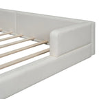 Upholstered Platform Bed with 2 Bulit-in Reading Lights
