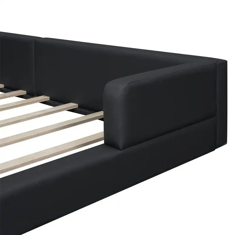 Upholstered Platform Bed with 2 Bulit-in Reading Lights