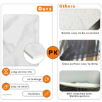 Modern Dining Table with Metal Frame Sintered Stone Top Kitchen Table