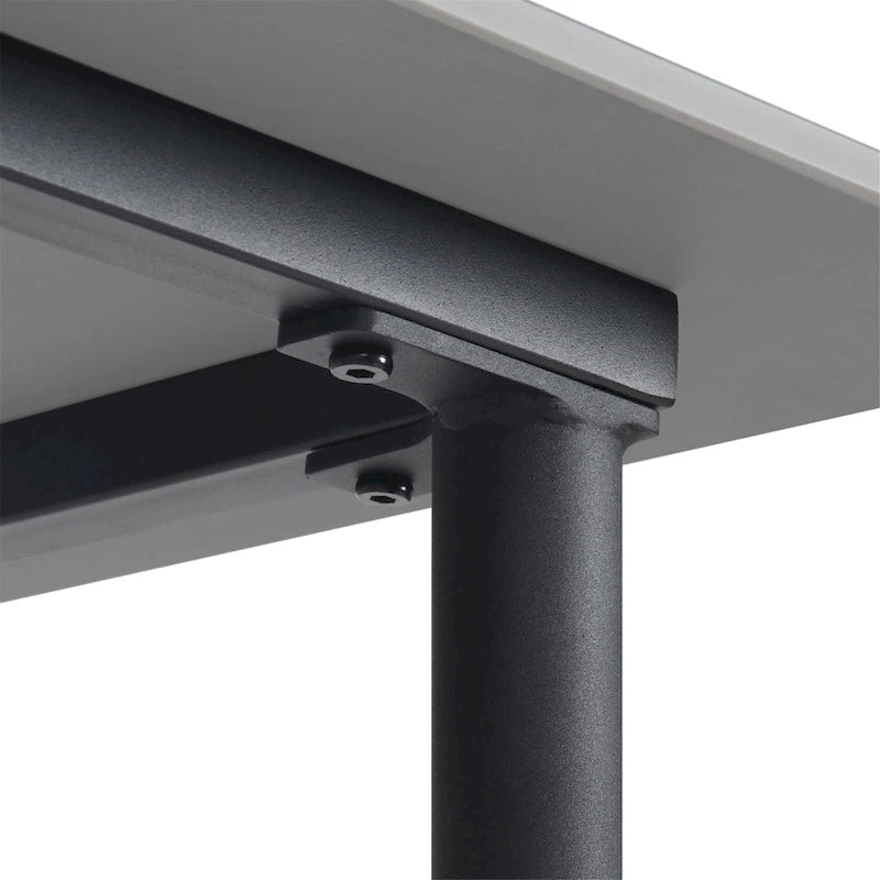 Modern Dining Table with Metal Frame Sintered Stone Top Kitchen Table