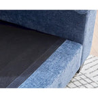 120.1 Chenille L-Shaped Modular Sectional Sofa with Ottoman, 3-Seater Cloud Couch with 22.4 Deep Seats & High-Resilience Foam