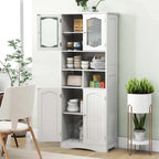 Costway 58.5 Tall Bathroom Storage Cabinet Freestanding Linen Cabinet - See Details