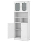 Costway 58.5 Tall Bathroom Storage Cabinet Freestanding Linen Cabinet - See Details