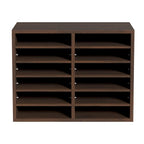 12 Compartments Office Literature Organizers with Adjustable and Removable Shelves Perfect Addition to Any Space