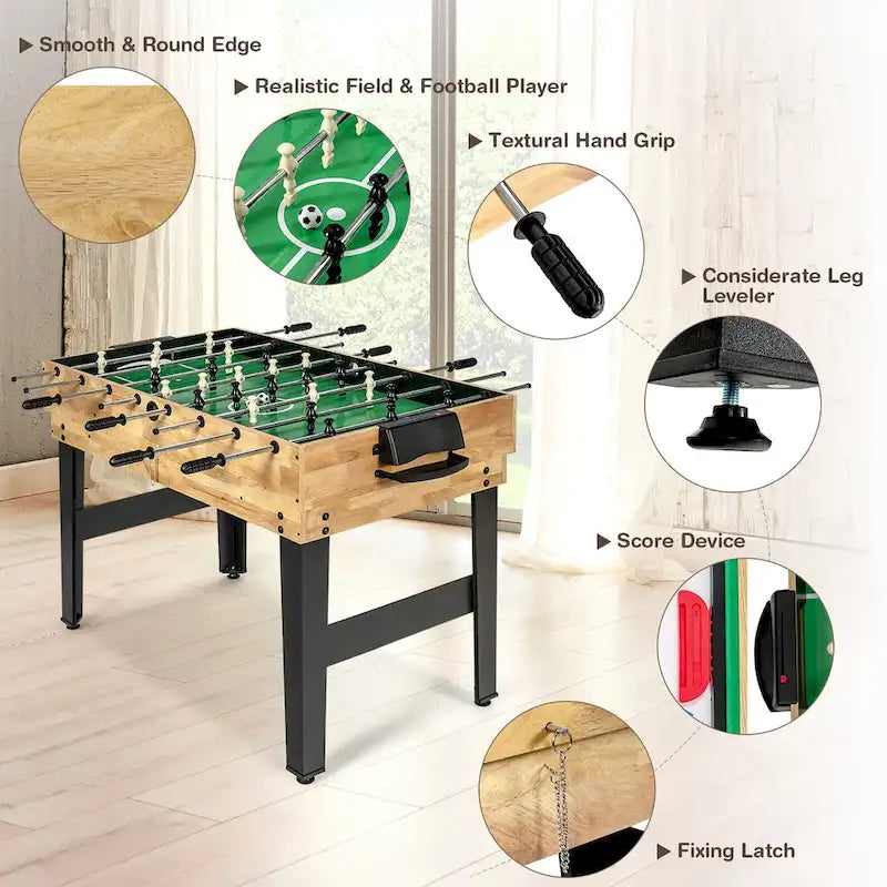 Costway 10-in-1 Combo Game Table Set, Multi Game Table for Home, Game - See Details