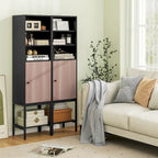 Costway 57 Bathroom Tall Cabinet with 1 Door and 4 Shelves - See Details
