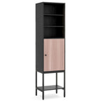 Costway 57 Bathroom Tall Cabinet with 1 Door and 4 Shelves - See Details
