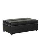 Roomfitters Twin Size Folding Ottoman Sleeper Bed with Mattress, Compact Convertible Guest Bed for Living Room