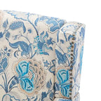Set of 2 Patterned Upholstered Accent Chair for Living Room