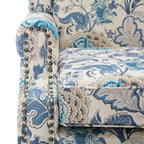 Set of 2 Patterned Upholstered Accent Chair for Living Room