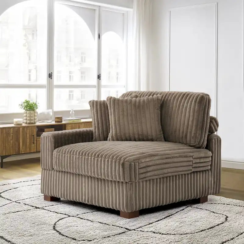 Upholstered Chenille Velvet L Shaped Couch Modular Sofa With Chaise Lounge