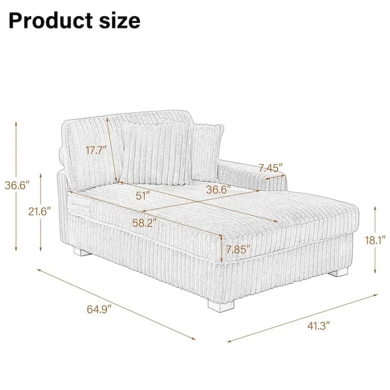 Upholstered Chenille Velvet L Shaped Couch Modular Sofa With Chaise Lounge