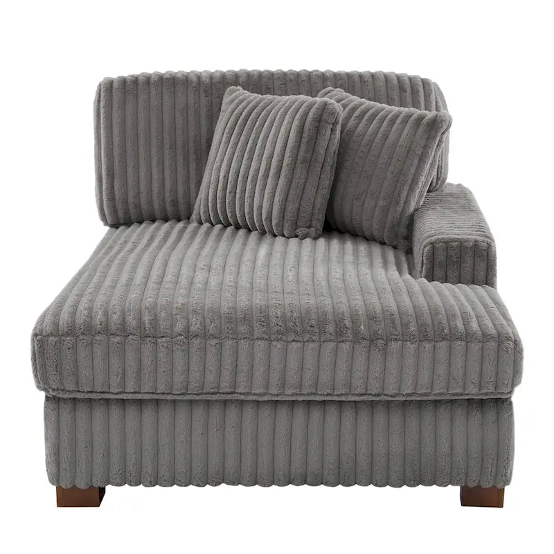 Upholstered Chenille Velvet L Shaped Couch Modular Sofa With Chaise Lounge