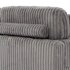 Upholstered Chenille Velvet L Shaped Couch Modular Sofa With Chaise Lounge