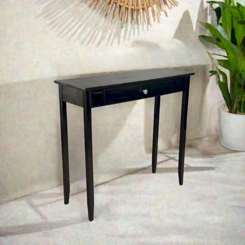 Porch & Den Holly Hill Solid Acacia 1-drawer Console Table