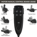 Faux Leather Dual Motor Power Lift Recliner Chair for Elderly, Lazy Boy Single Massage Sofa w/8-Point Vibration & Lumbar Heating