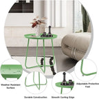 Outdoor Indoor End Table MetalW aterproof Round Side Table