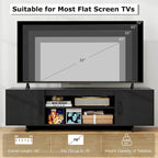 Costway TV Stand for 70 TVs Modern Entertain Center with Power Outlet - See Details
