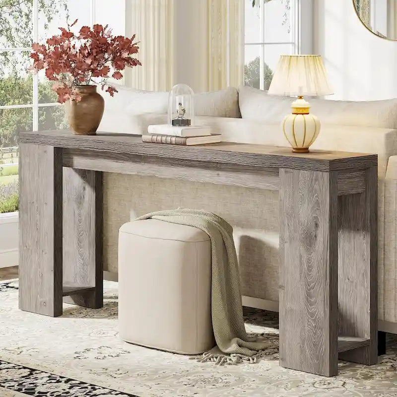 70.9 Inches Long Console Sofa Table for Living Room Entryway Hallway