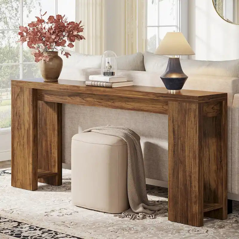 70.9 Inches Long Console Sofa Table for Living Room Entryway Hallway