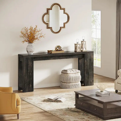 70.9 Inches Long Console Sofa Table for Living Room Entryway Hallway