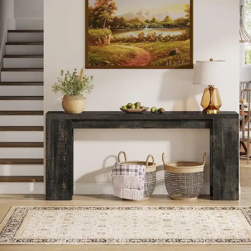 70.9 Inches Long Console Sofa Table for Living Room Entryway Hallway
